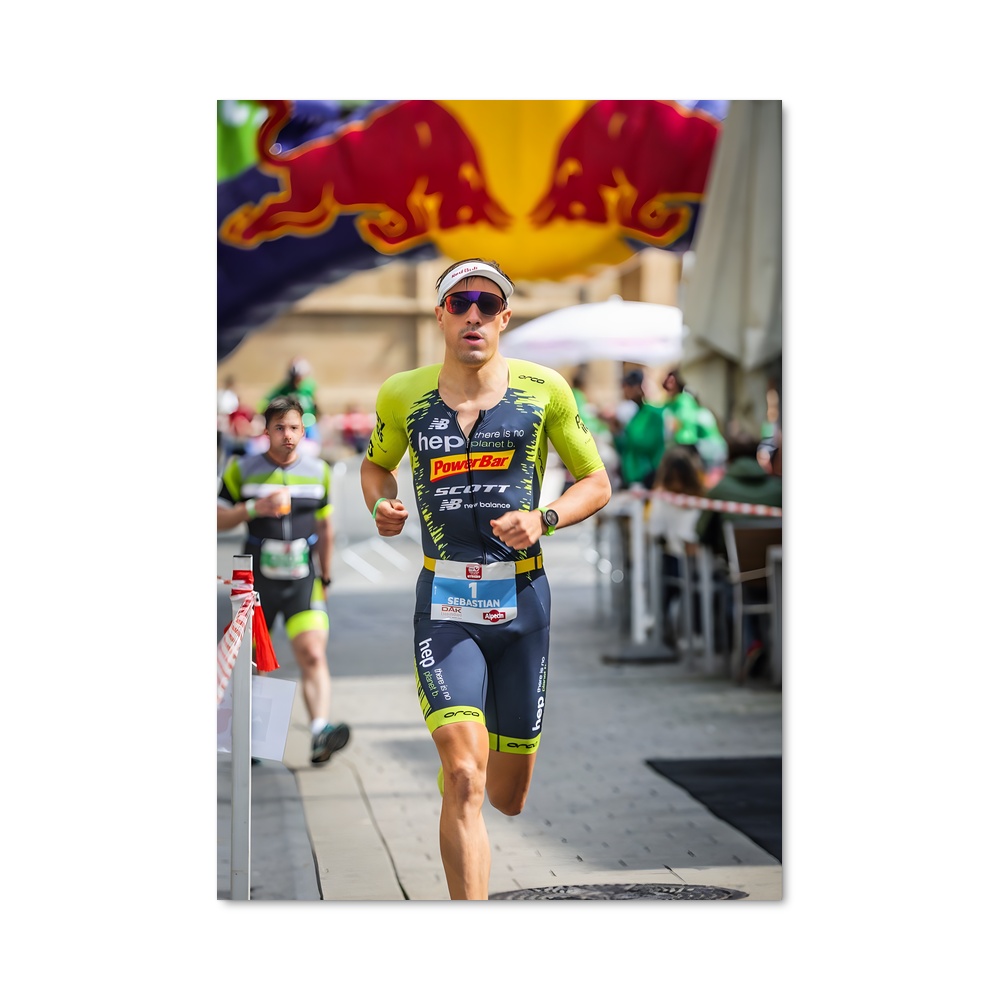 Poster Sebastian de kienle – affiche Athlétisme